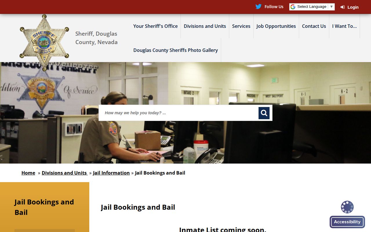Douglas County released inmate jail search and app direction